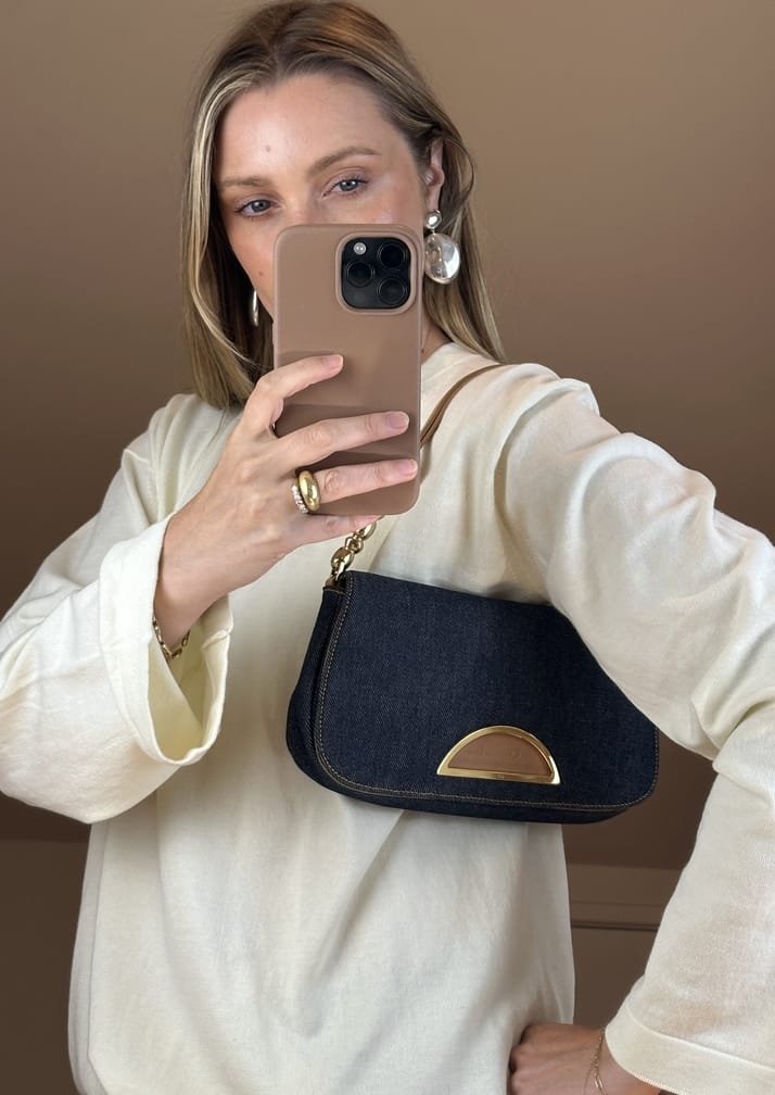 Vintage Christian Dior Denim Malice Bag