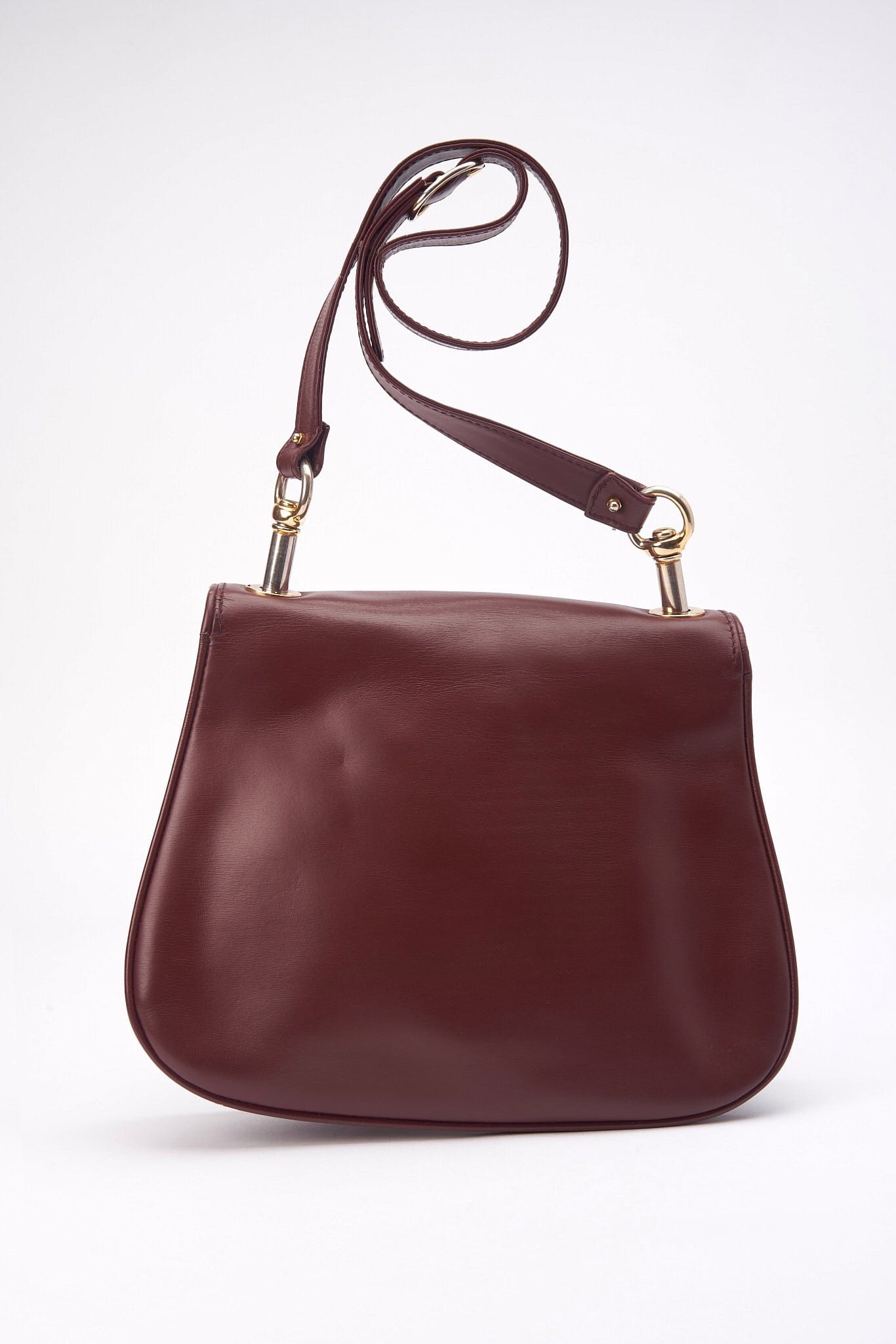 Vintage Gucci Blondie Leather Burgundy Shoulder Bag