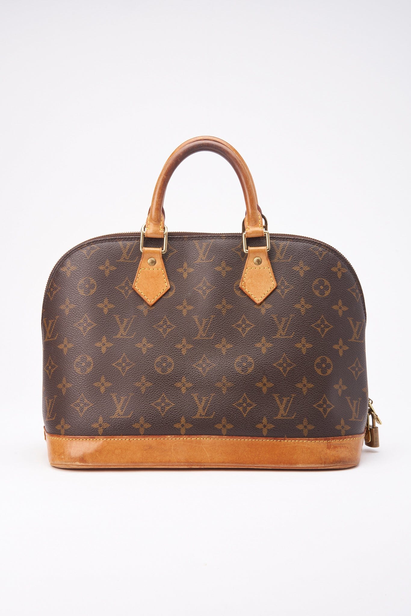 Louis Vuitton Alma Monogram Canvas Brown Bag