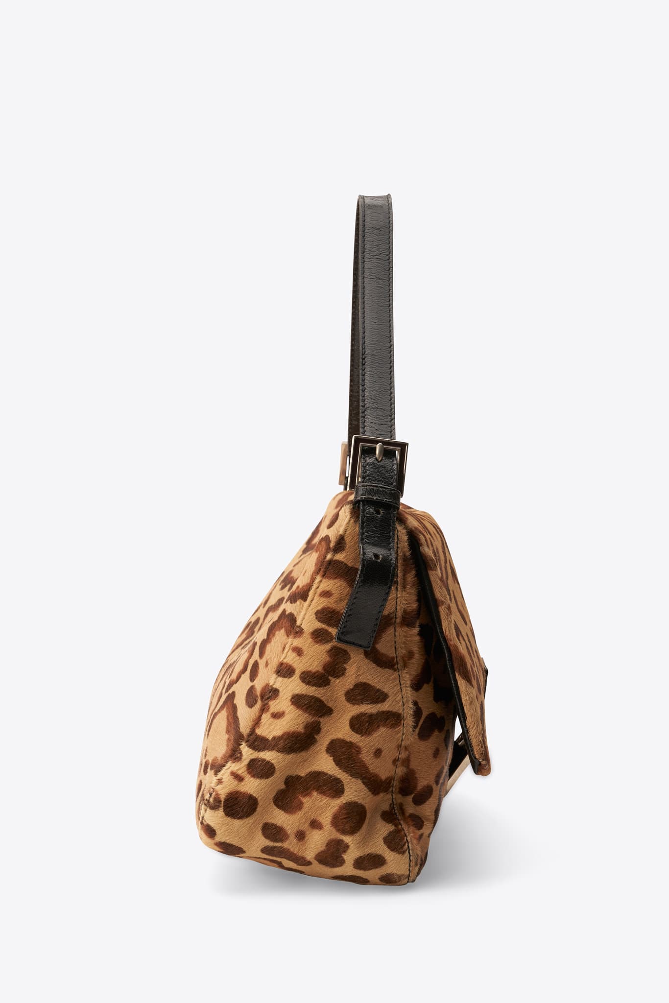 Fendi Vintage Mamma Baguette in Leopard Print Calf Hair