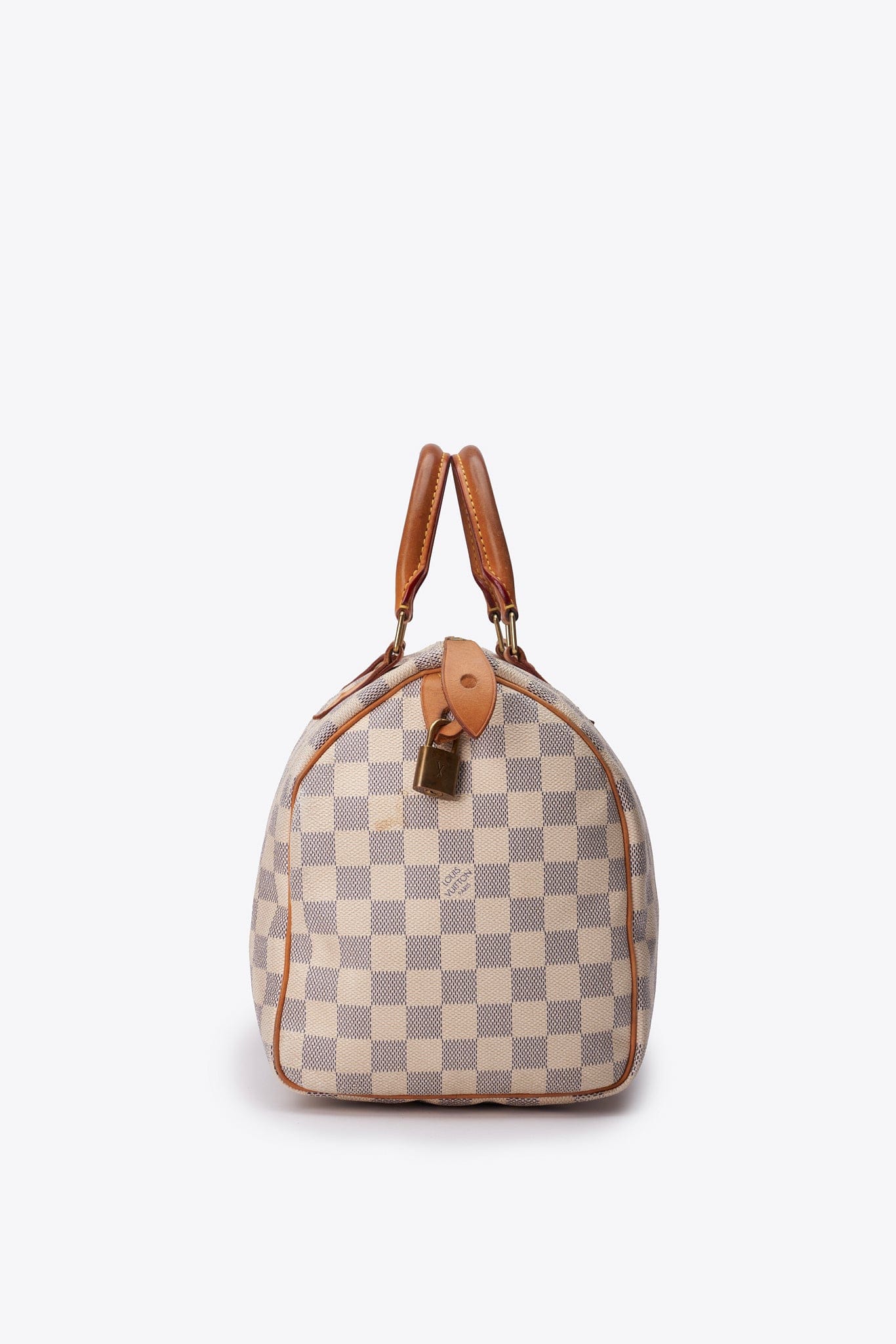 Louis Vuitton 30 Speedy Bag In Damier Azur Canvas – The Hosta