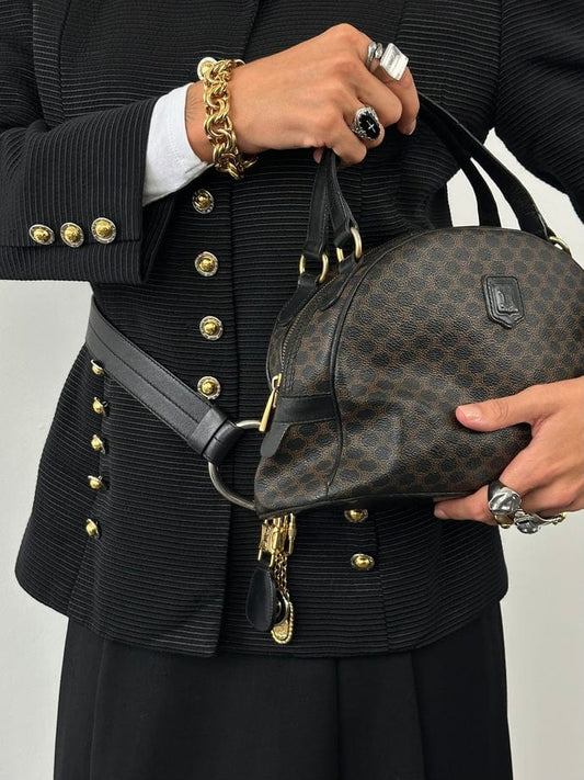 Vintage Celine Macadam Top Handle Bag