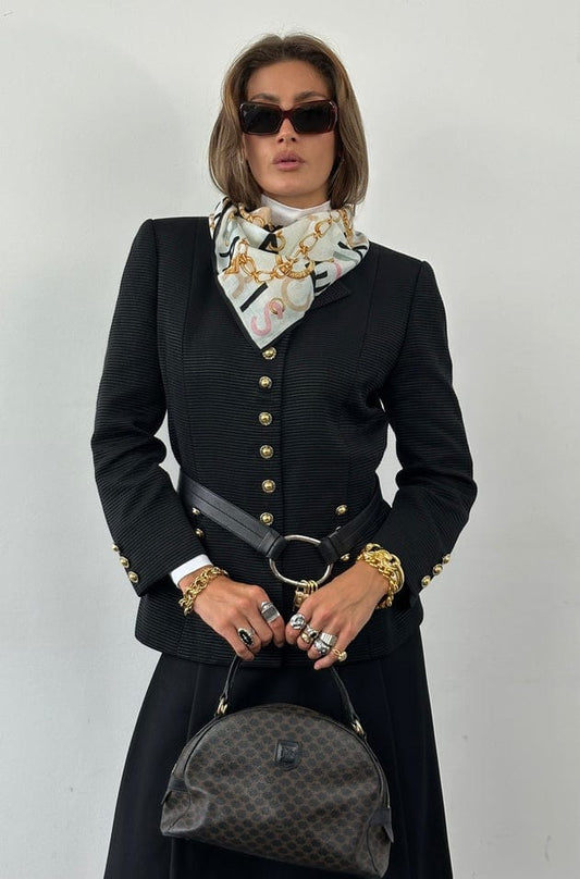 Vintage Celine Macadam Top Handle Bag