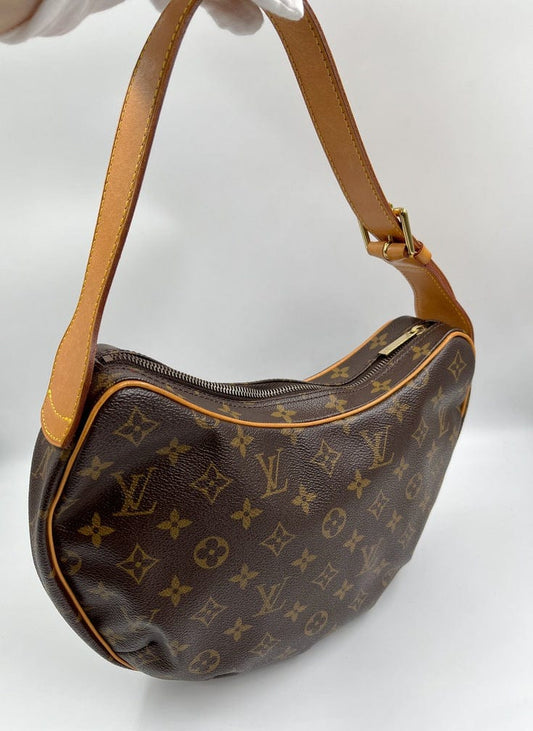 Louis Vuitton Croissant MM Monogram Crescent Shoulder Bag Purse Moon Hobo LV  Zip – brandedmoda