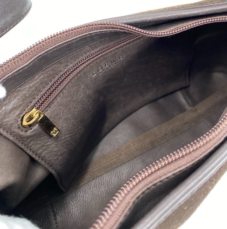 Loewe Suede Shoulder Bag
