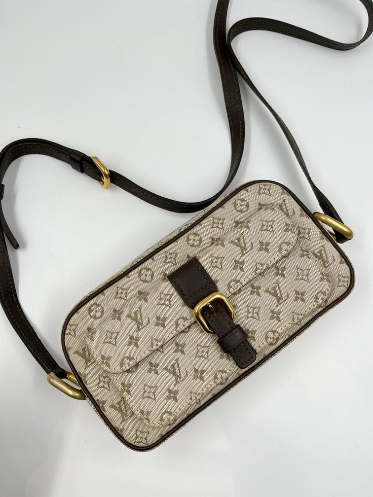 Louis Vuitton Vintage - Monogram Mini Lin Pochette Bag - Grey