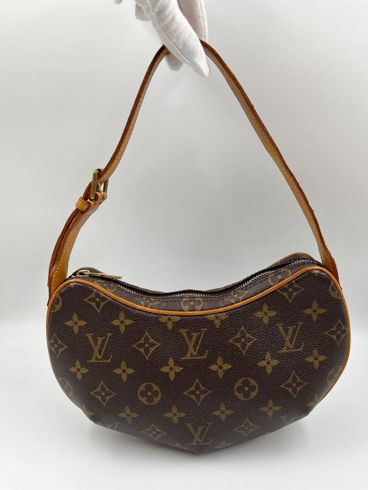 Louis Vuitton, Bags, Authentic Louis Vuitton Pm Shoulder Bag Monogram  Brown Half Moon Crossbody