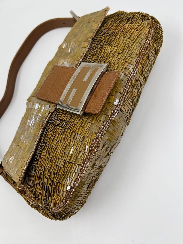 Vintage Fendi sequin baguette  Bags, Fancy purses, Fashion bags
