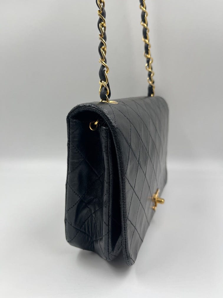 black and gold chanel bag vintage