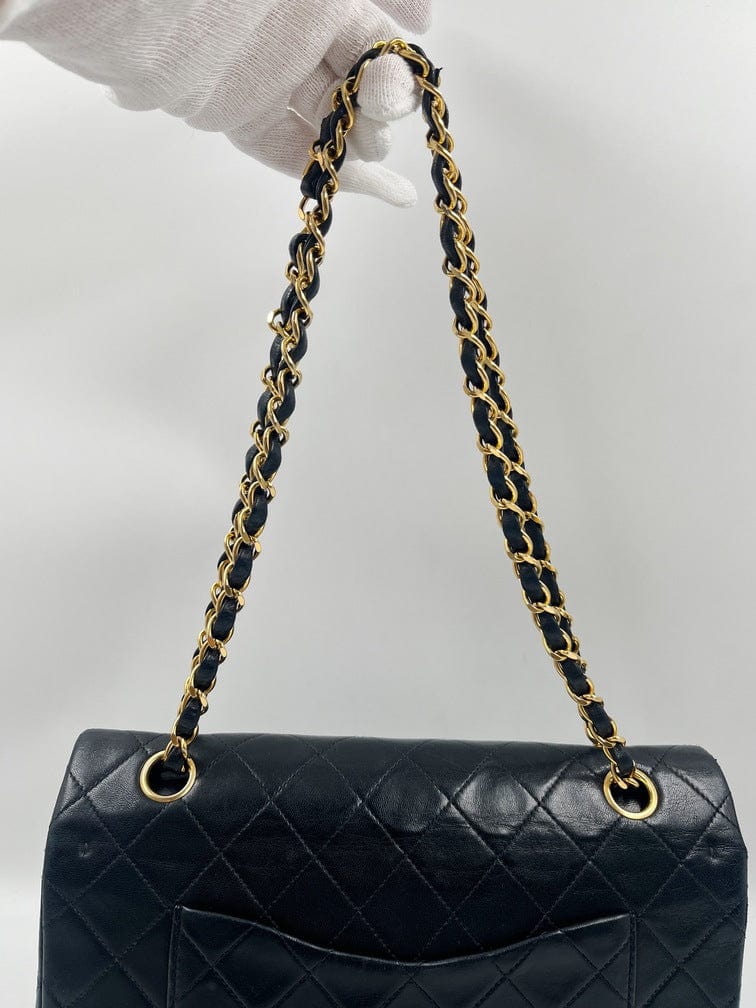 Chanel Classic Double Flap Bag with 24k gold plated hardware – The