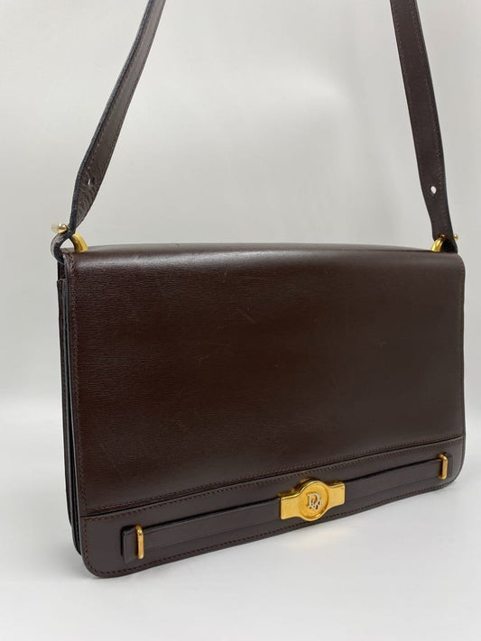 Vintage Christian Dior Brown Bag