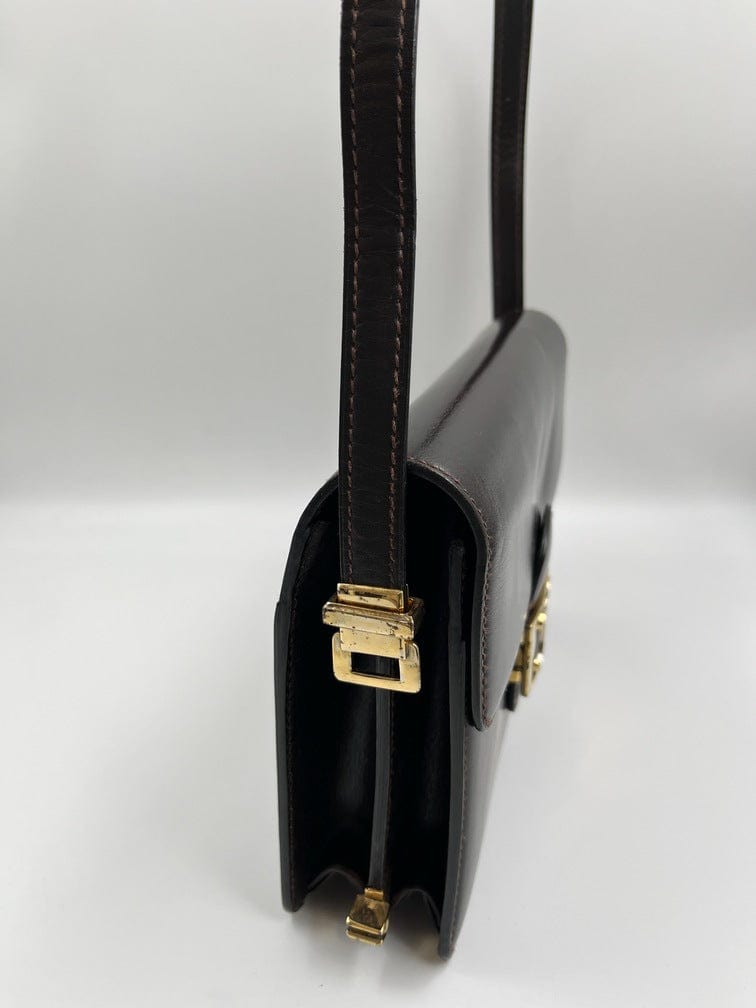 Vintage Celine Box Crossbody Bag - Black – The Hosta