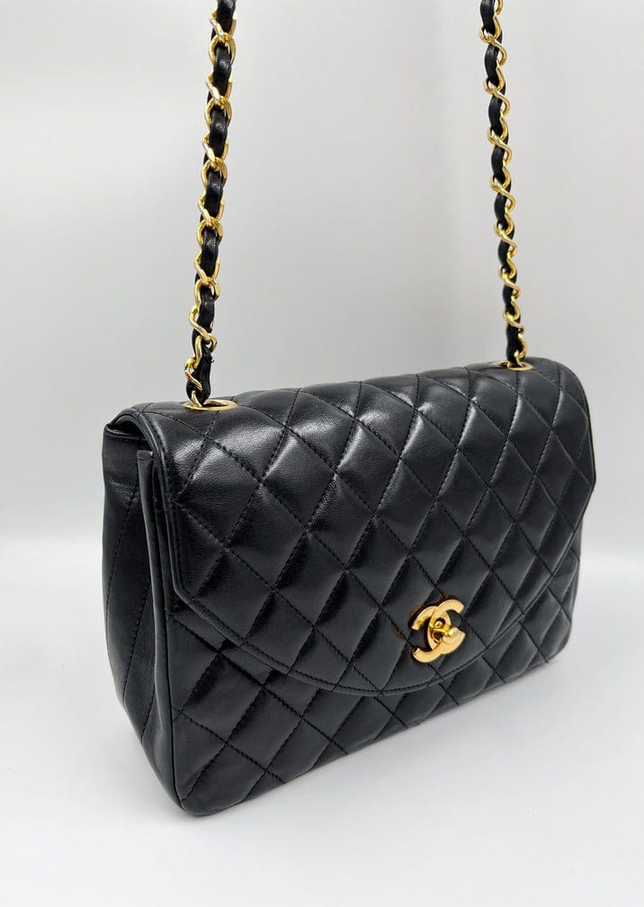 Chanel Vintage Single Flap with 24k gold plated hardware – The Hosta