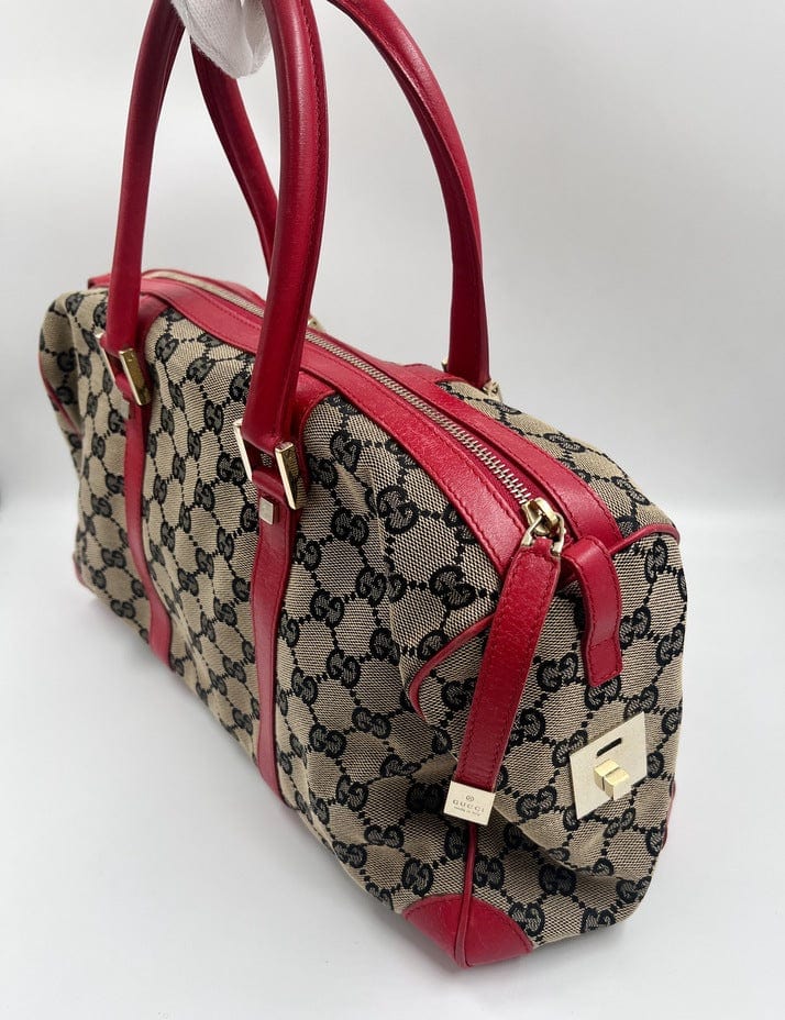 Gucci Pre-Owned Classic GG Canvas Abbey Boston Bag - Farfetch
