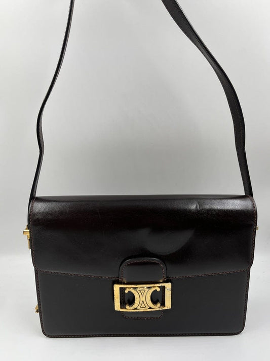 Vintage Celine Triomphe Box Bag
