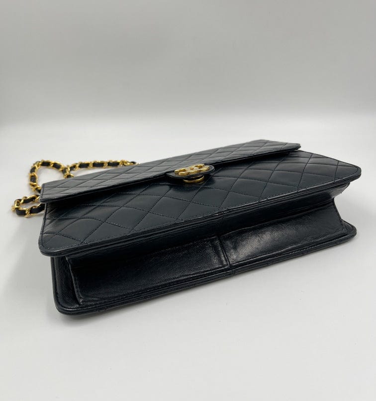 Vintage Navy Chanel Flap Bag