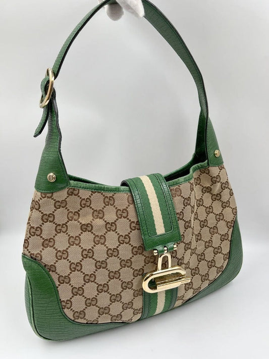 PRELOVED Gucci Large Emerald Green Python Jackie O Hobo Shoulder Bag 2 –  KimmieBBags LLC