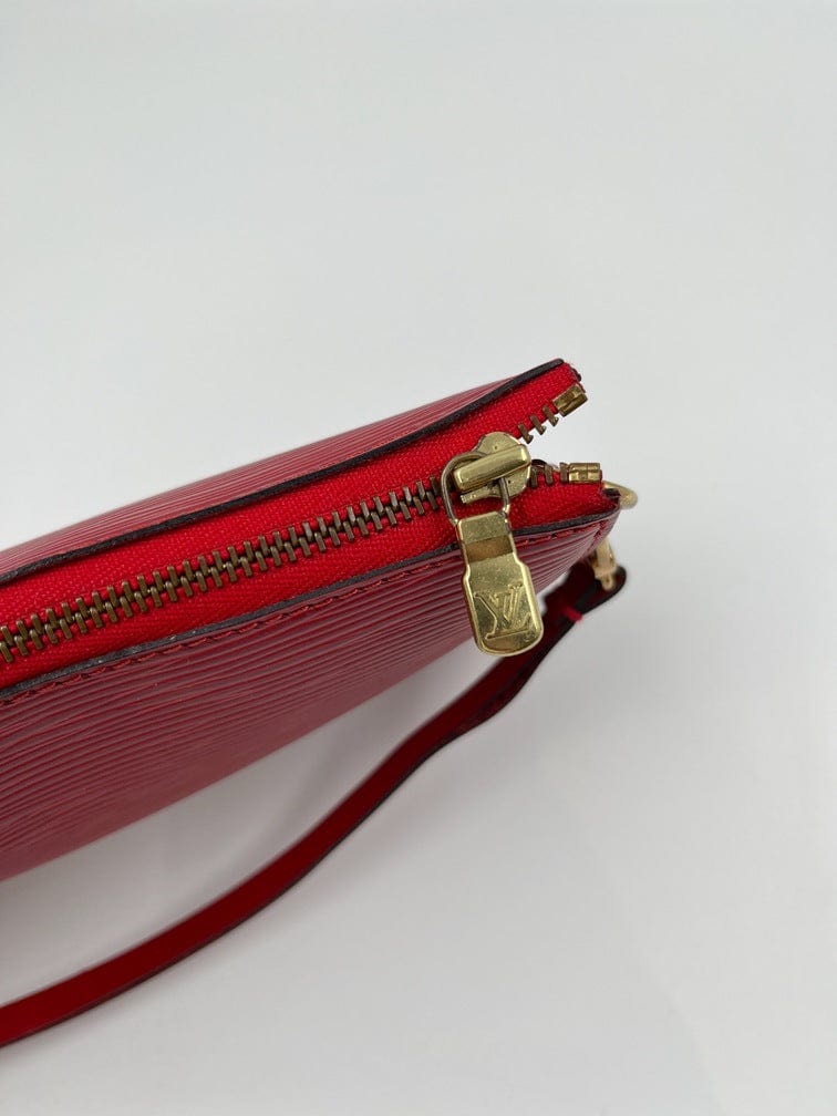 Louis Vuitton Félicie Pochette Epi Red - THE PURSE AFFAIR