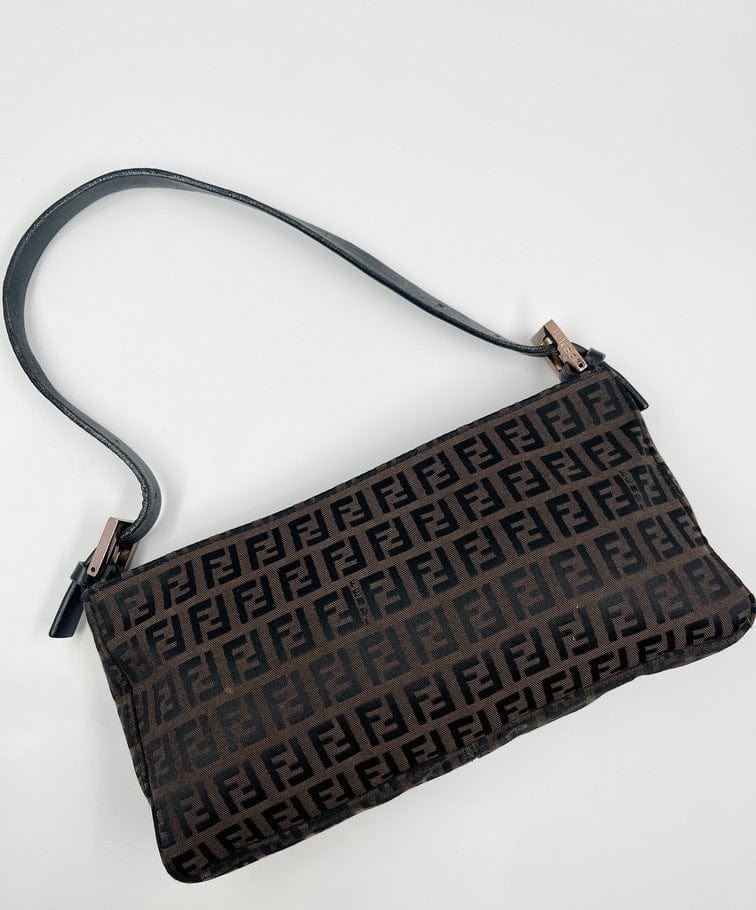 Sold at Auction: Fendi Brown Zucchino Baby Changing Bag
