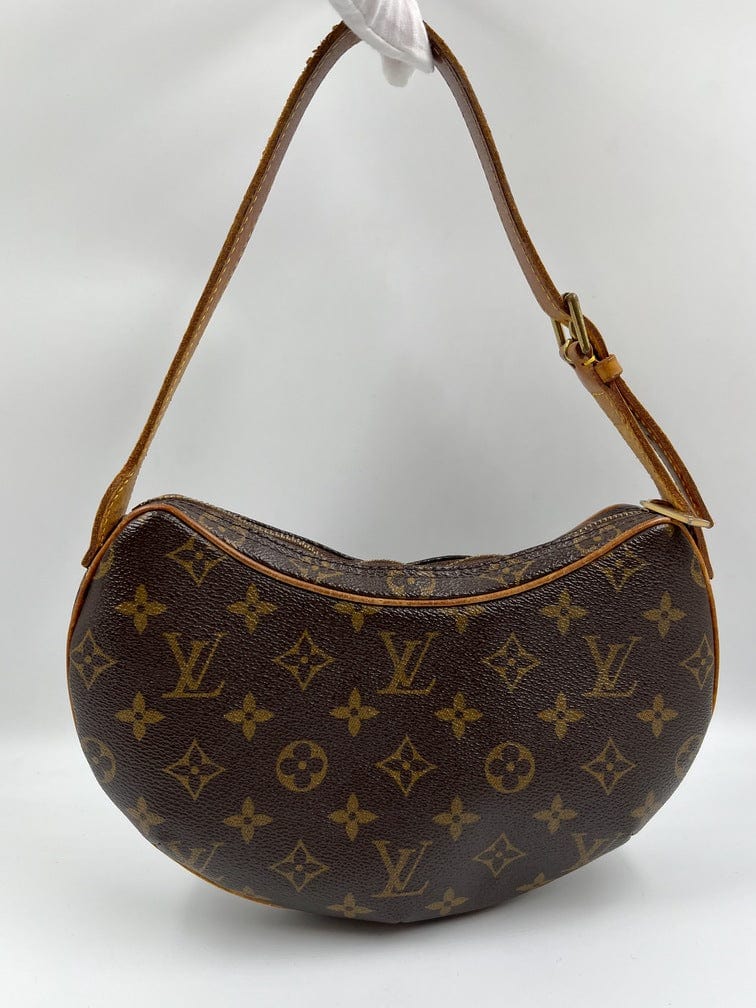 Louis Vuitton Monogram Coated Canvas Croissant PM Shoulder Bag