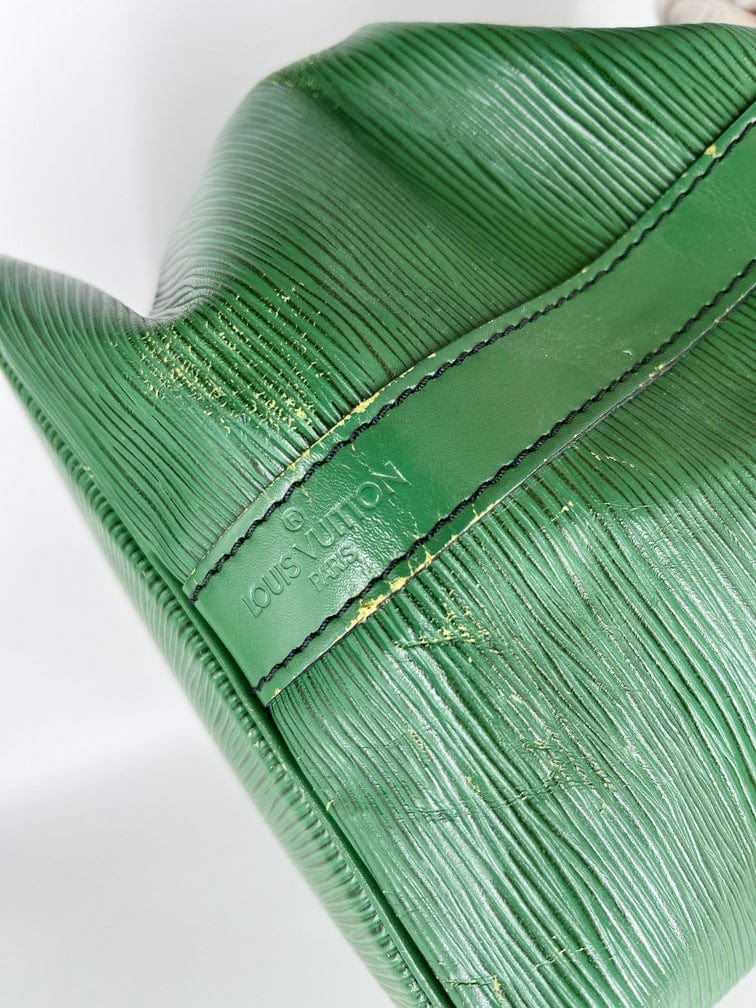 louis vuitton green epi leather