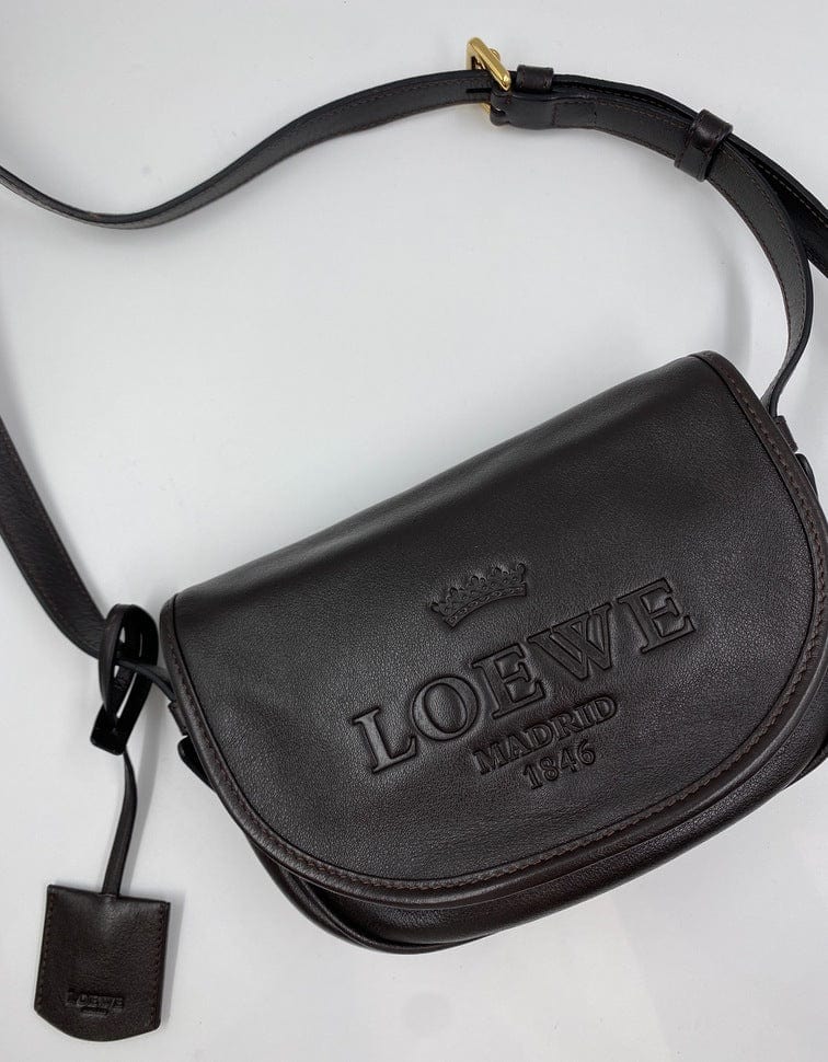Vintage Loewe Padlock Crossbody Bag