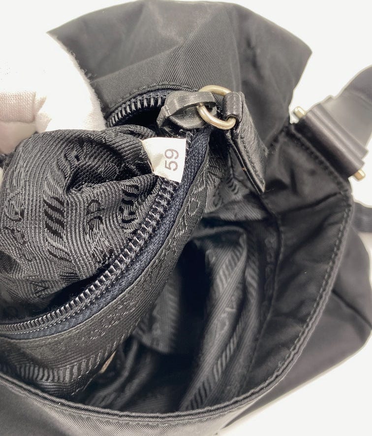 Authentic Prada Small Black Nylon Cross Body Shoulder Bag -  Finland