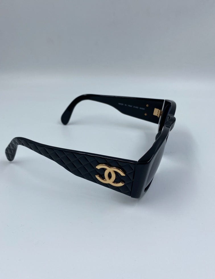 Authentic Vintage BLACK CHANEL QUILTED SUNGLASSES, Women's Fashion, Watches  & Accessories, Sunglasses & Eyewear on Carousell