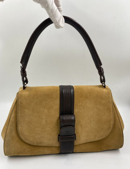 Vintage Loewe Suede Bag