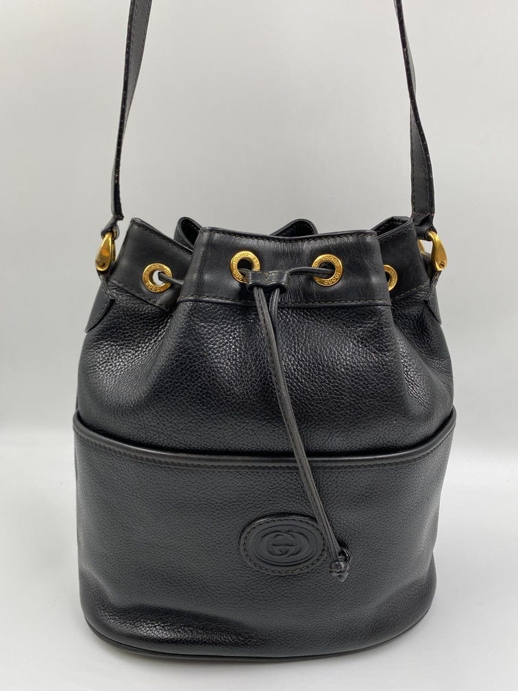 Gucci Black Bucket Bag