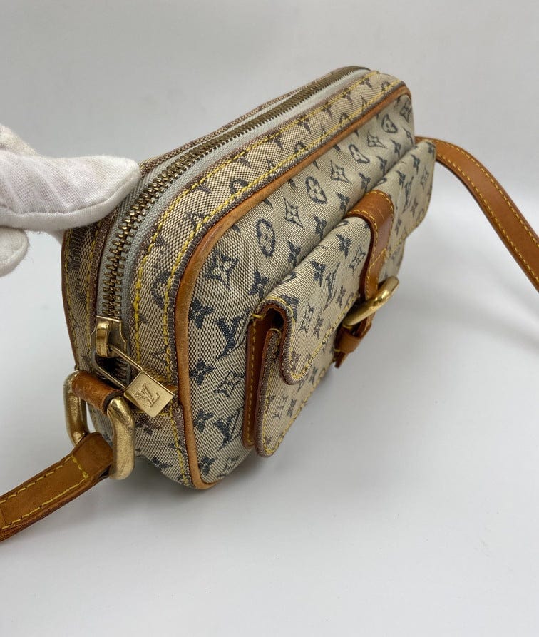 Louis Vuitton Vintage Mini Lin Juliette Crossbody Bag (TH0040)