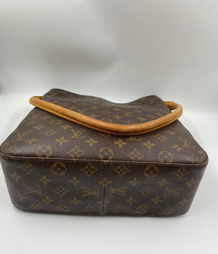 3ac2886] Auth Louis Vuitton Shoulder Bag Monogram Looping GM