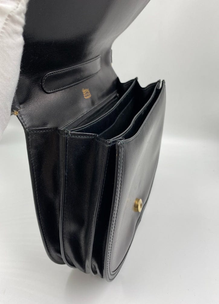 Gucci Saddle Bag with Equestrian Stirrup Charm Pigskin Leather Vintage  1980s at 1stDibs