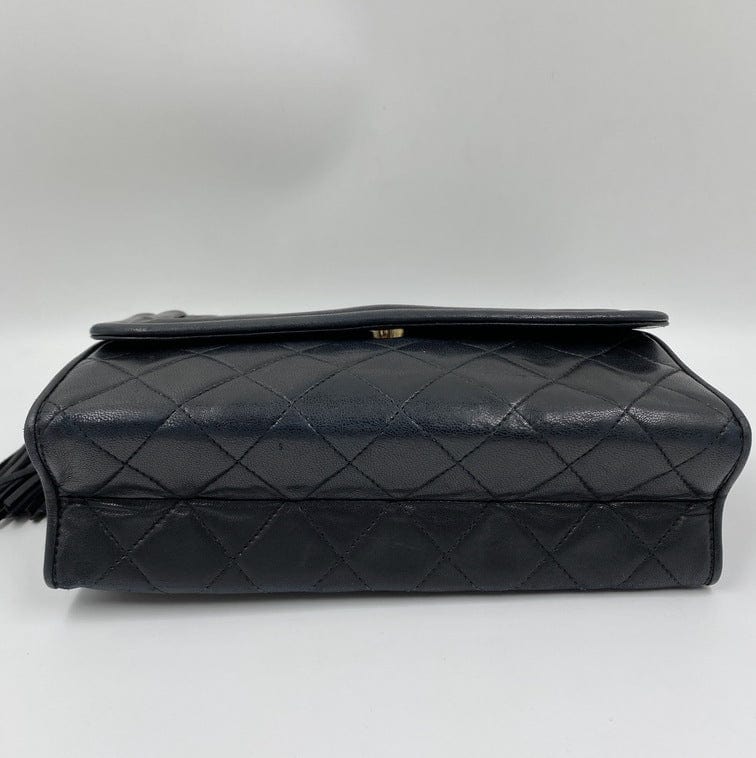 Vintage Chanel Flap Bag w Tassel